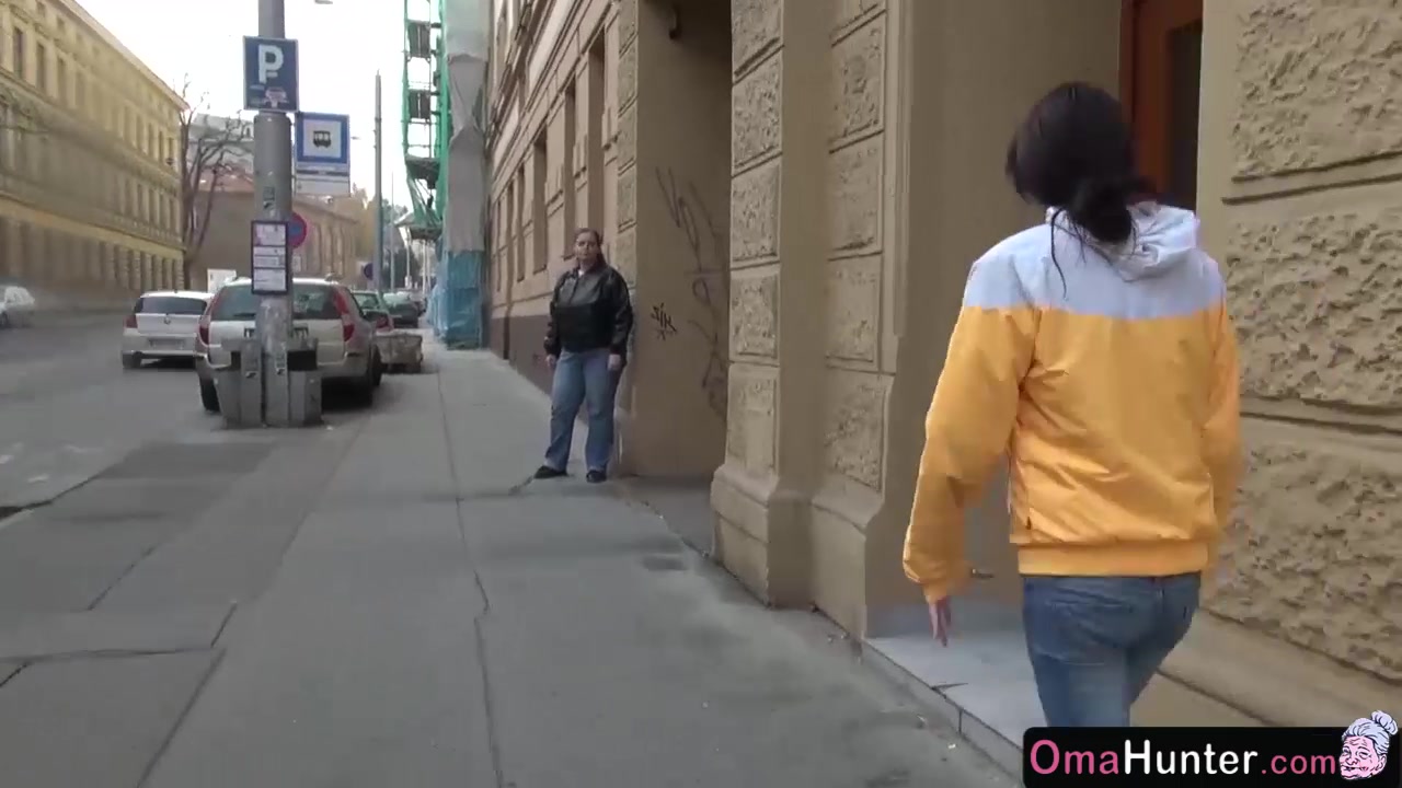 teen 18+ Girl with her Old Boyfriend and Chubby Mature Woman
