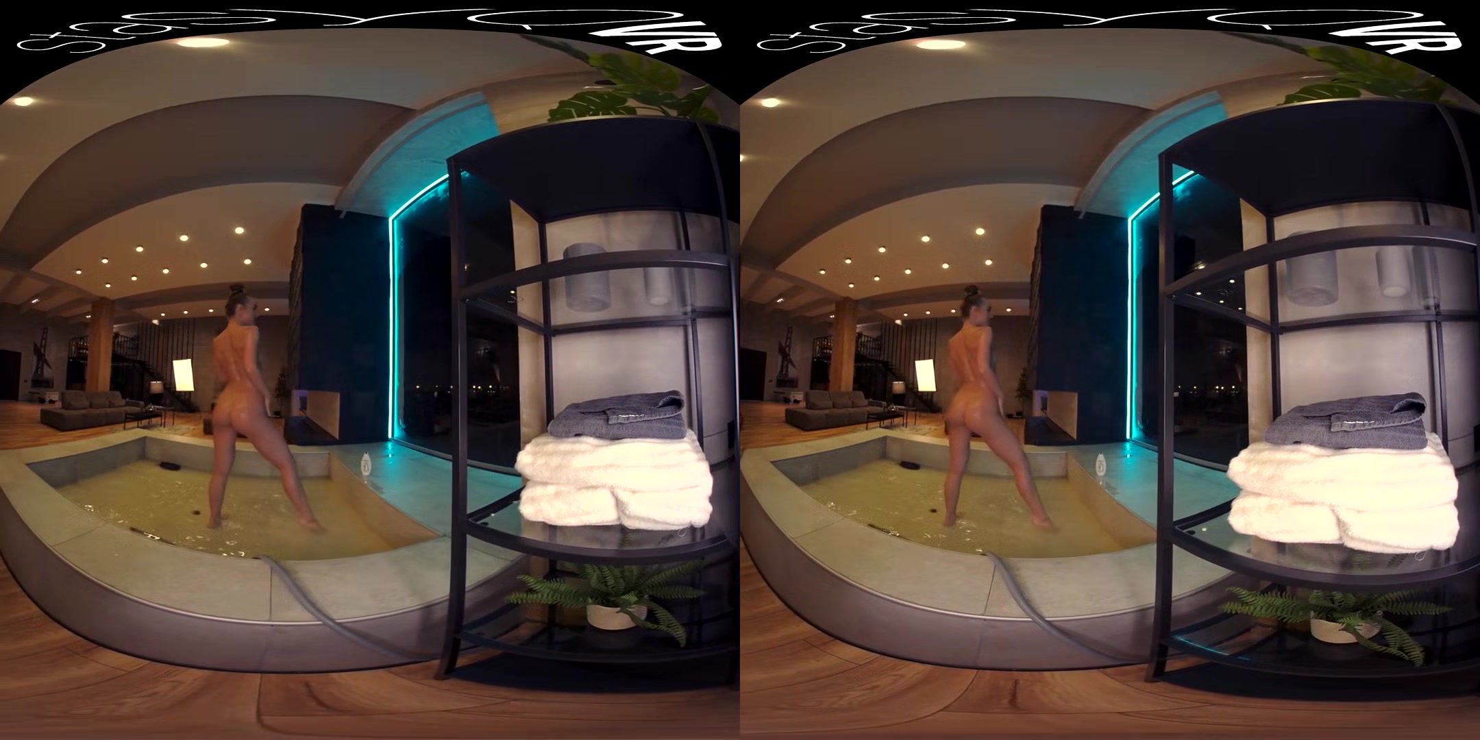 Sexy russian babe MaryQ teasing in exclusive StasyQ VR video