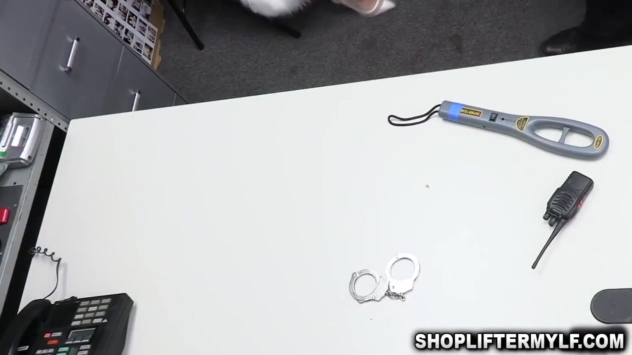 Kessie Shy - Officer Whips Out His Cock And Makes Suck It