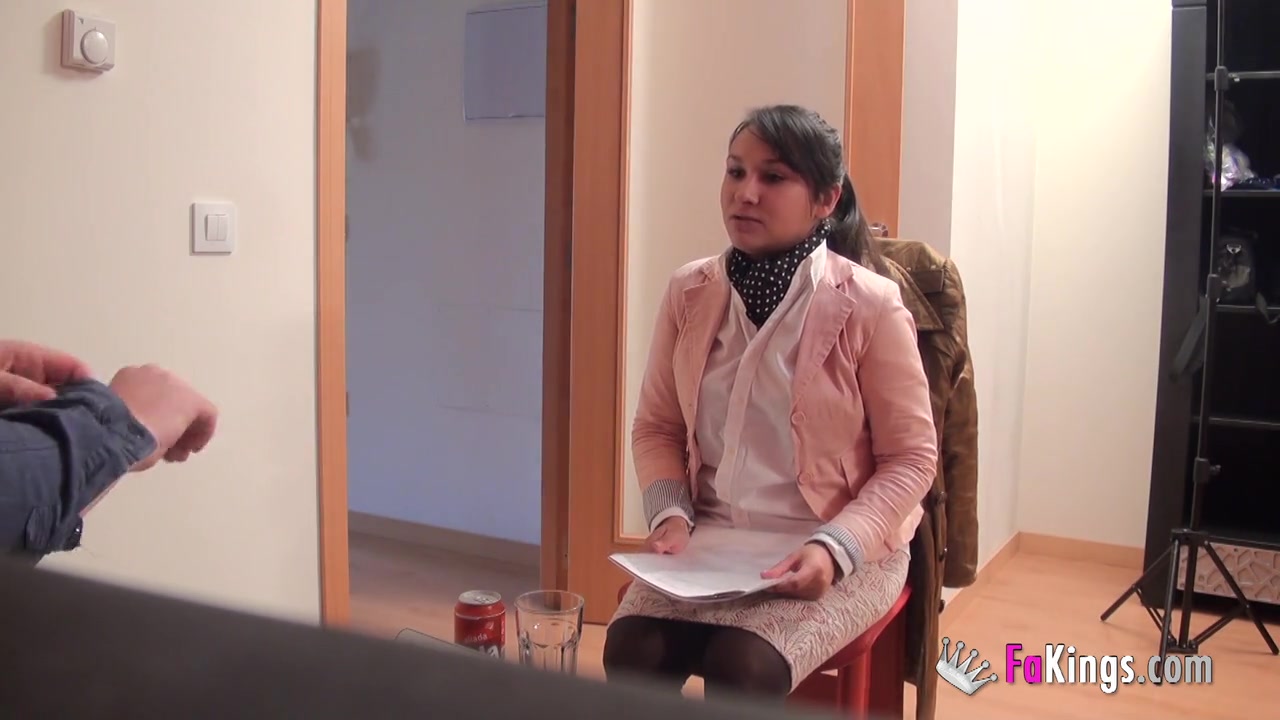 Aspiring secretary gets fucked for a new job