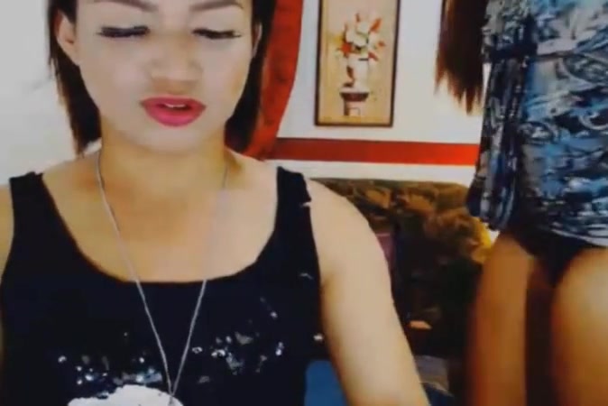 Two seductive asian shemale anal sex