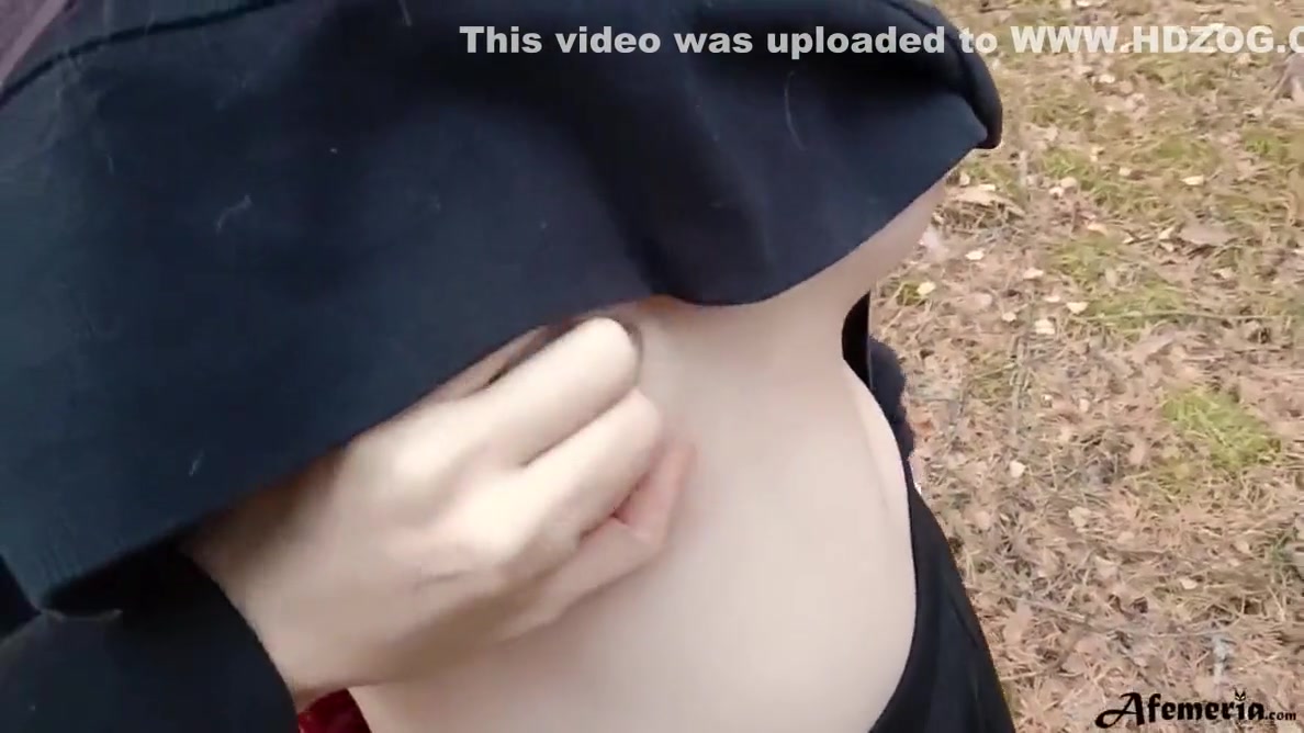 Horny Babe Caught In The Forest And Doggystyle Fucked