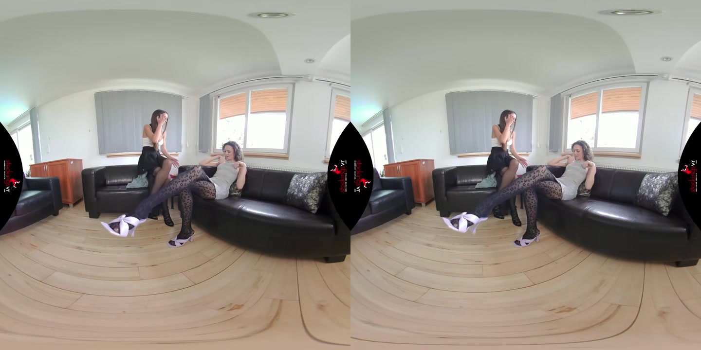 Playful Teenager in Stockings - StockingsVR