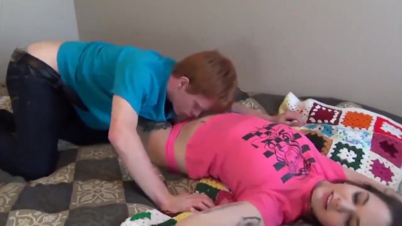 Taboo! Stepbrother convinced his stepsis to fuck while nobody home