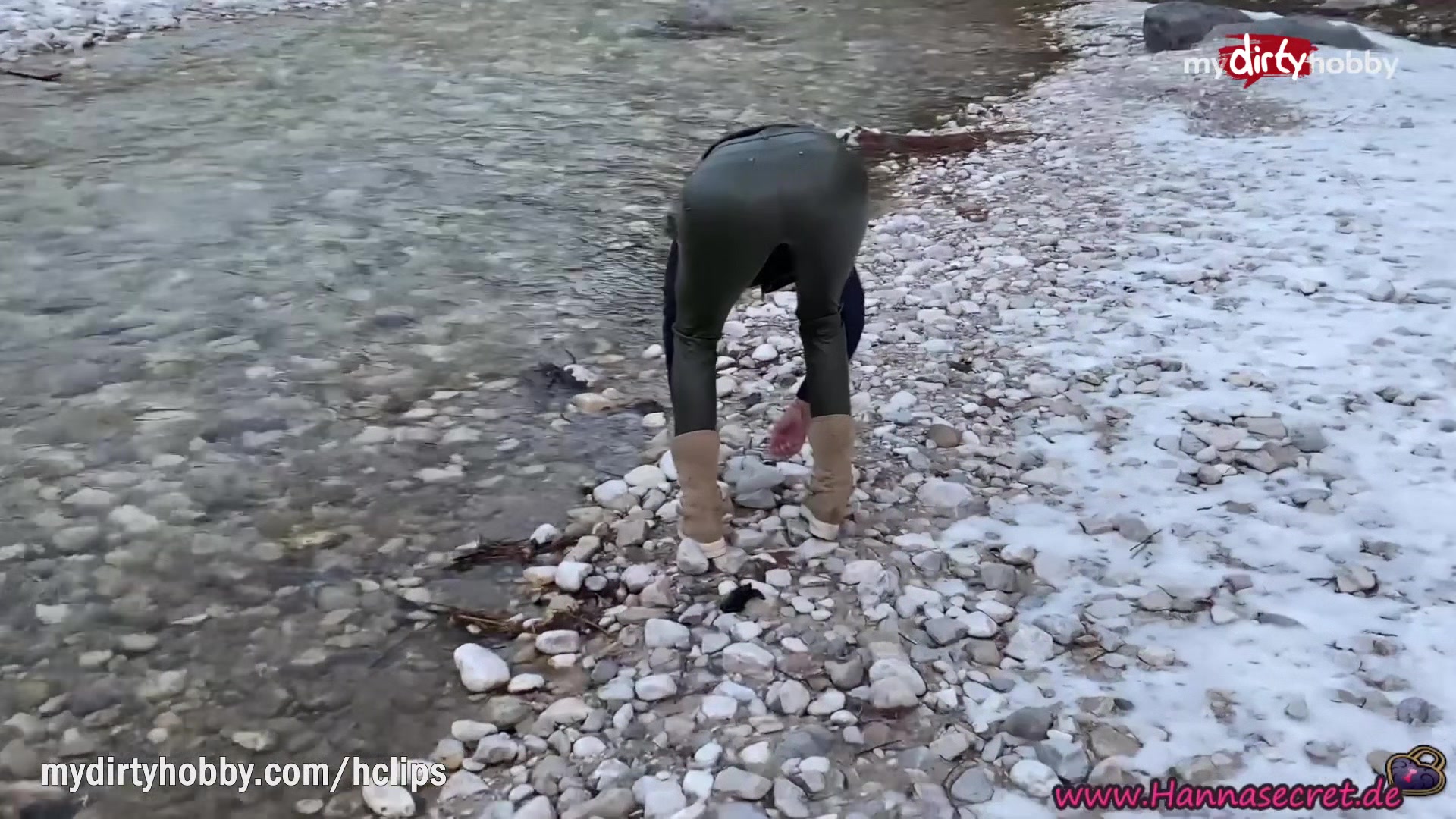 MyDirtyHobby - Busty teen 18+ gets a huge cumshot while fucking in the snow
