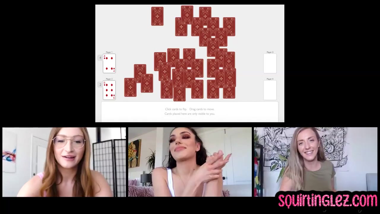 Lesbians having fun online on camera