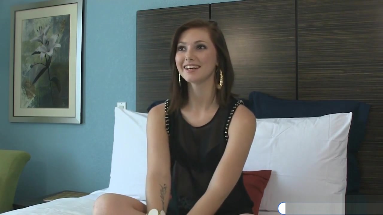 Fake casting sex with a hot redhead teen 18+