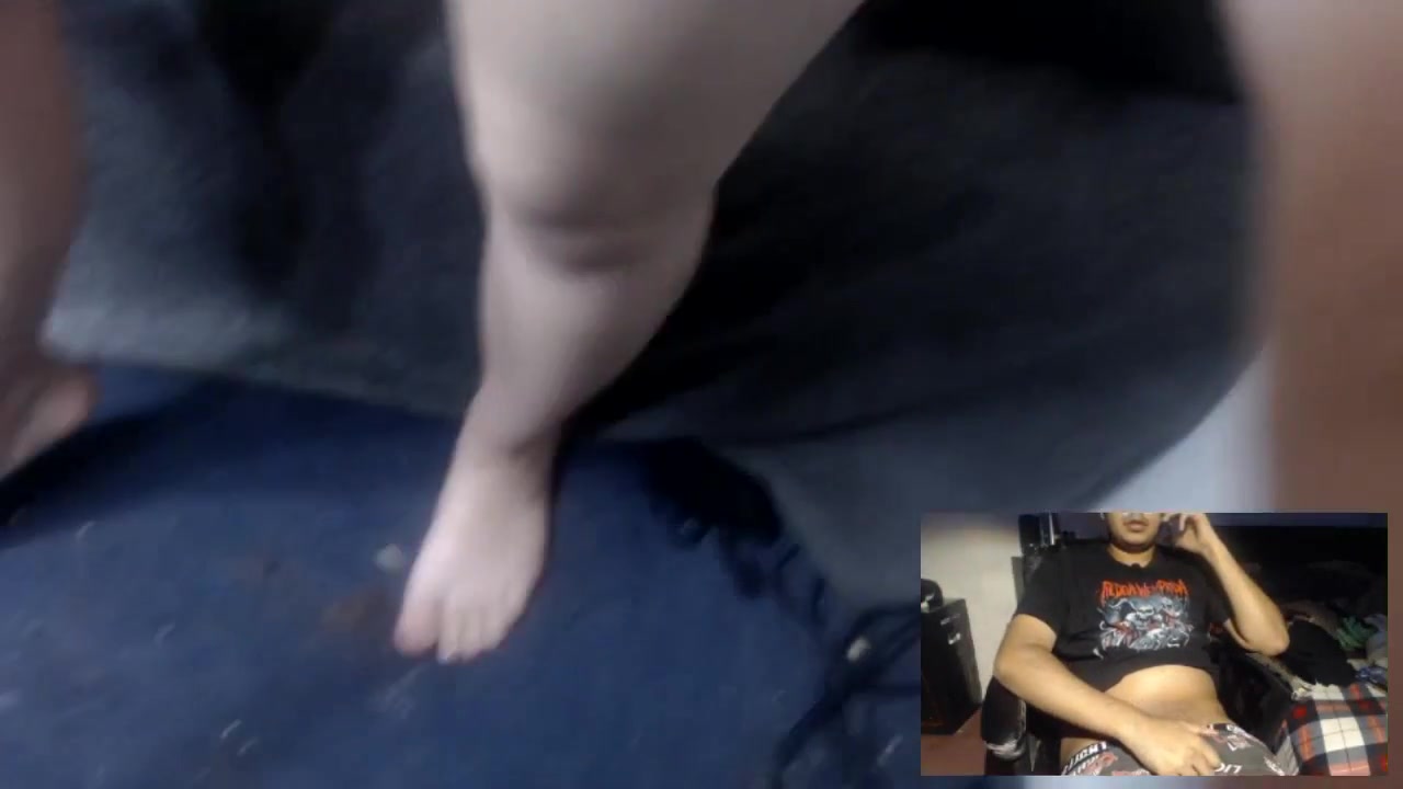 Tiffany Foot JOI on Skype
