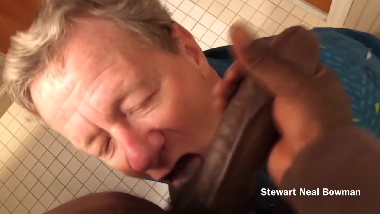 Black Man Pisses In Stewarts Face Before Letting The Fag Suck Him To Orgasm