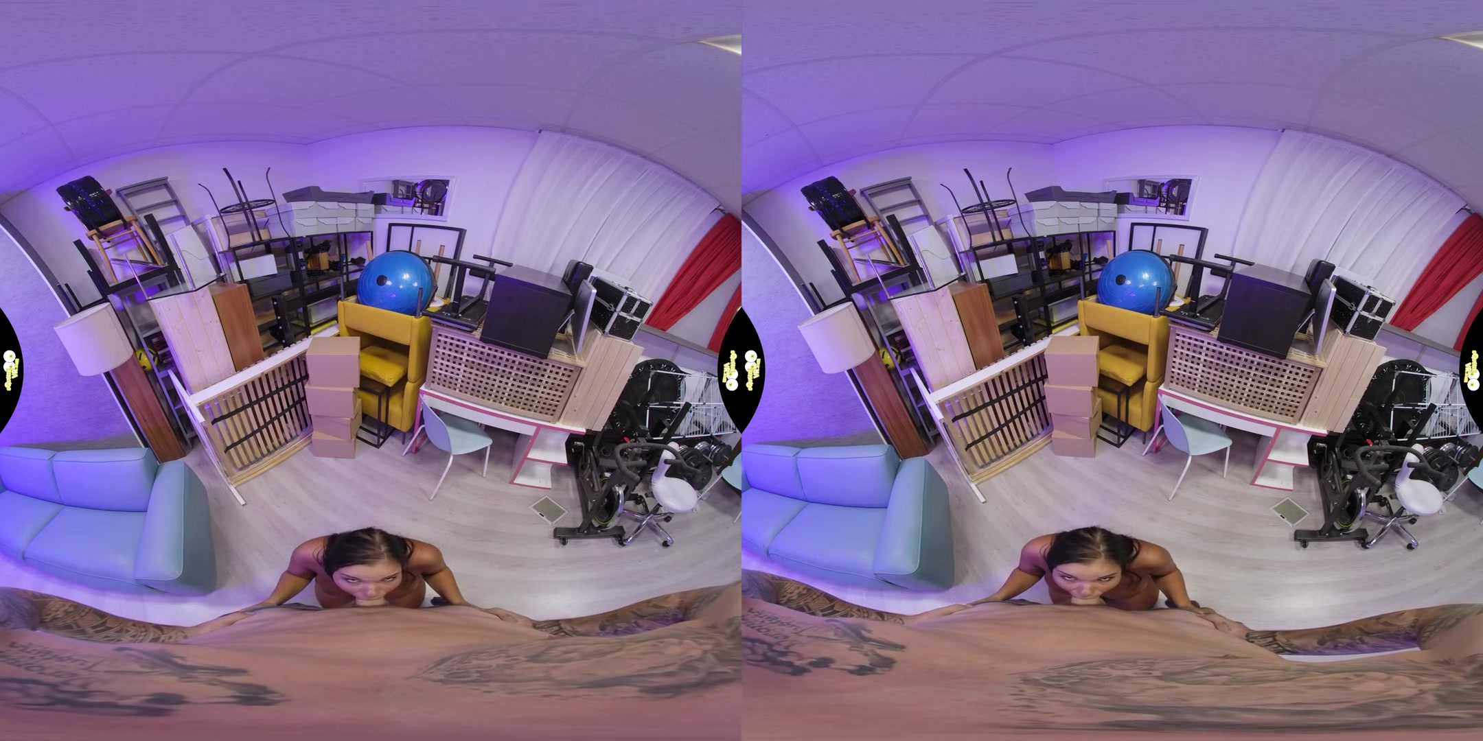 Sex in Storage - Huge Tits Voluptuous Pornstar Sofia Lee POV