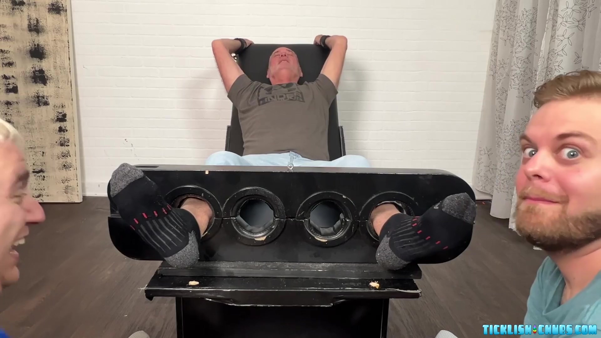Gay Porn In Ticklishchub: Compilation Of Subs Giggling And Groaning With Every Tickle Chubby Stepdaddy Gives