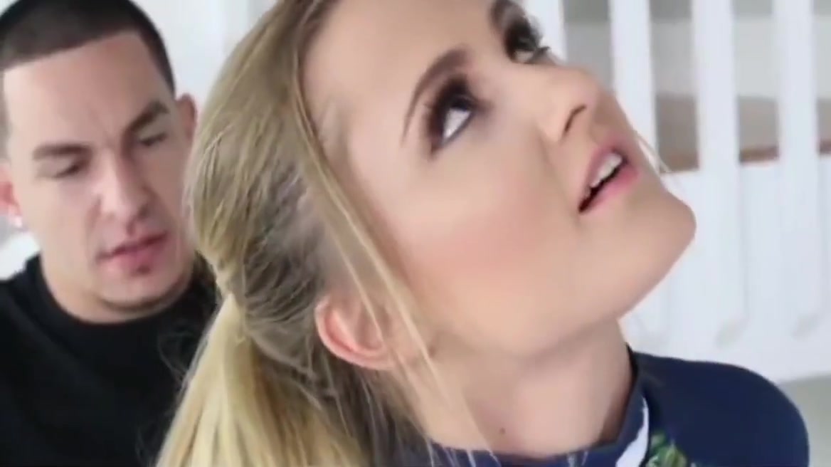 Blonde Biker Stretched And Fu With Avalon Heart