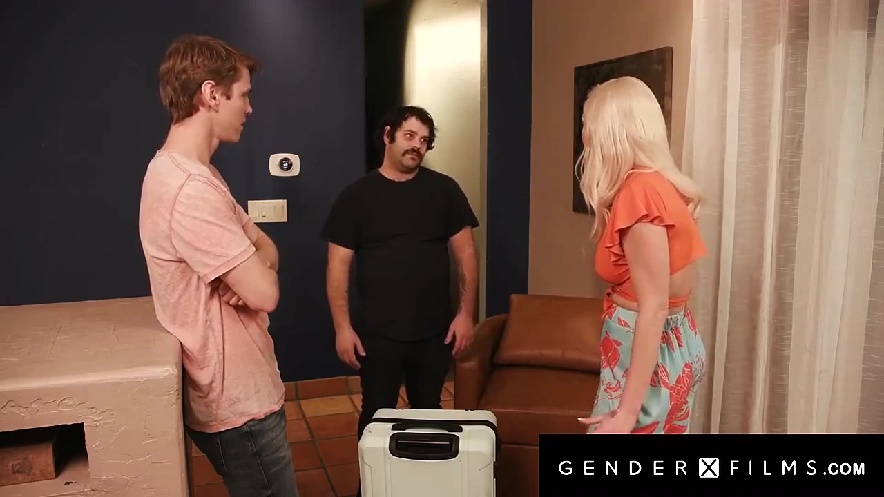 Adira Allure, Sage Roux And Brittney Kade - Busty Trans Smashes Hot Couple