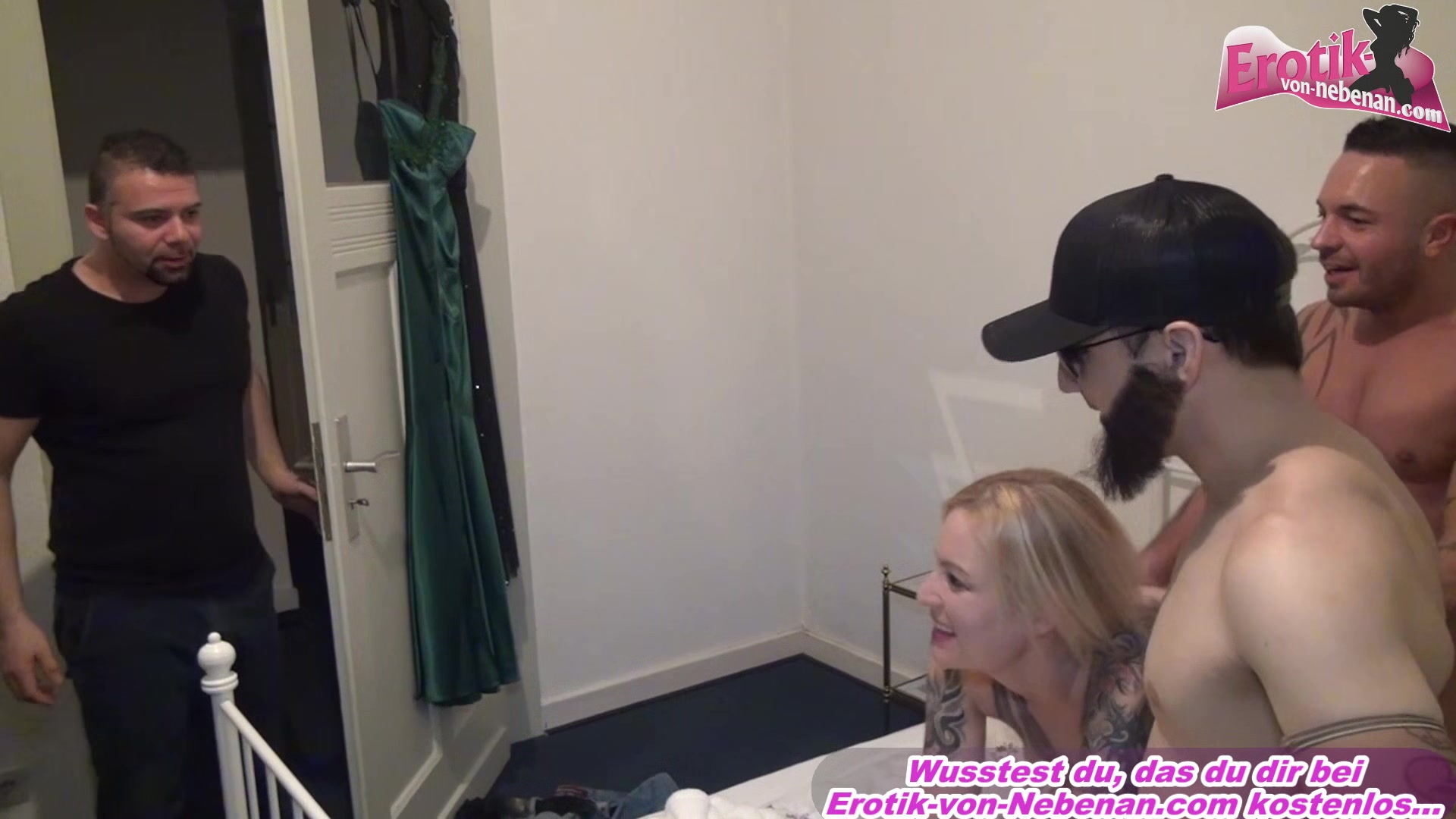 homemade threesome amateur mmf with skinny blonde teen 18+