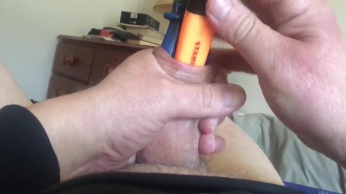 Large Blue Pliers In Foreskin - 1 Of 2