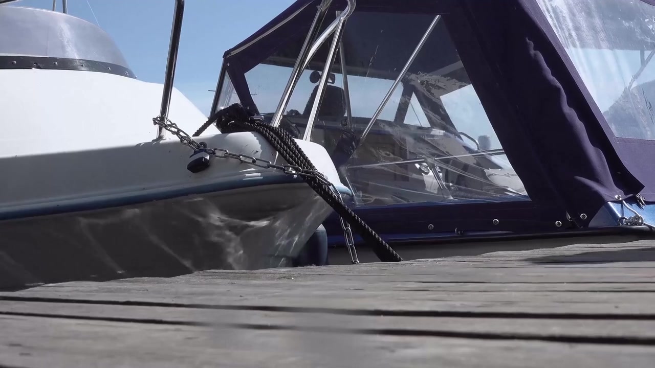 Old Hunk Fucks Young Tattooed And Pierced Brunette On His Boat