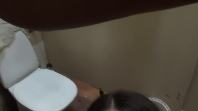 Amazing dp public restroom sex