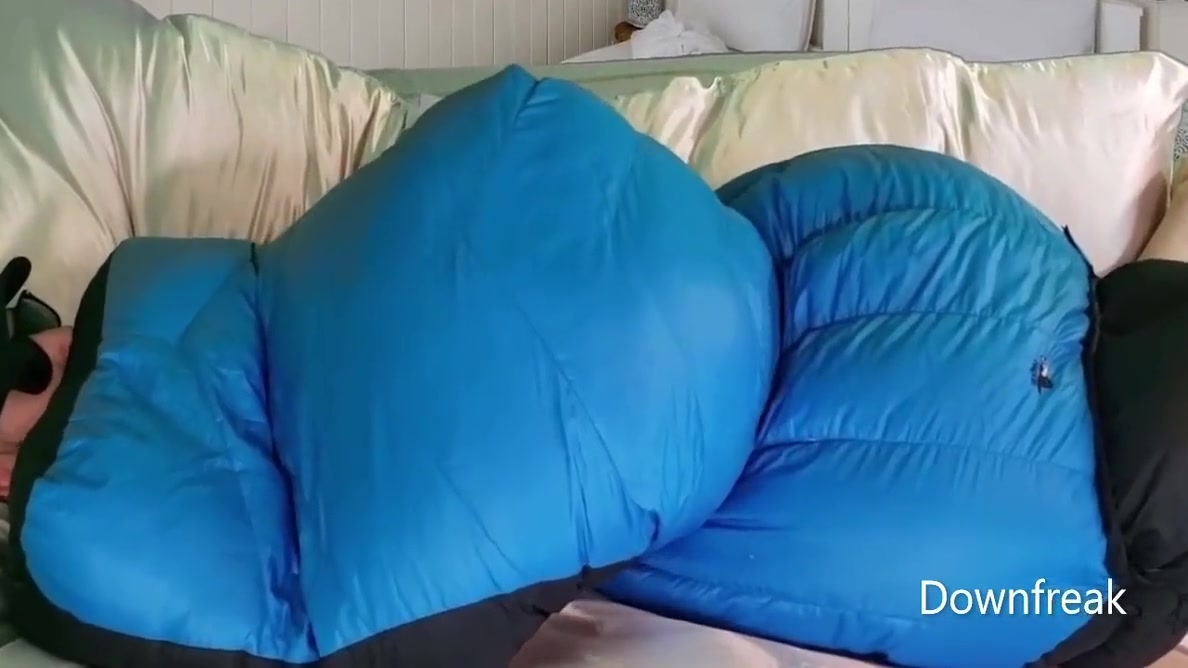 Humping Haglofs Down Bag On Silk Down Comforter