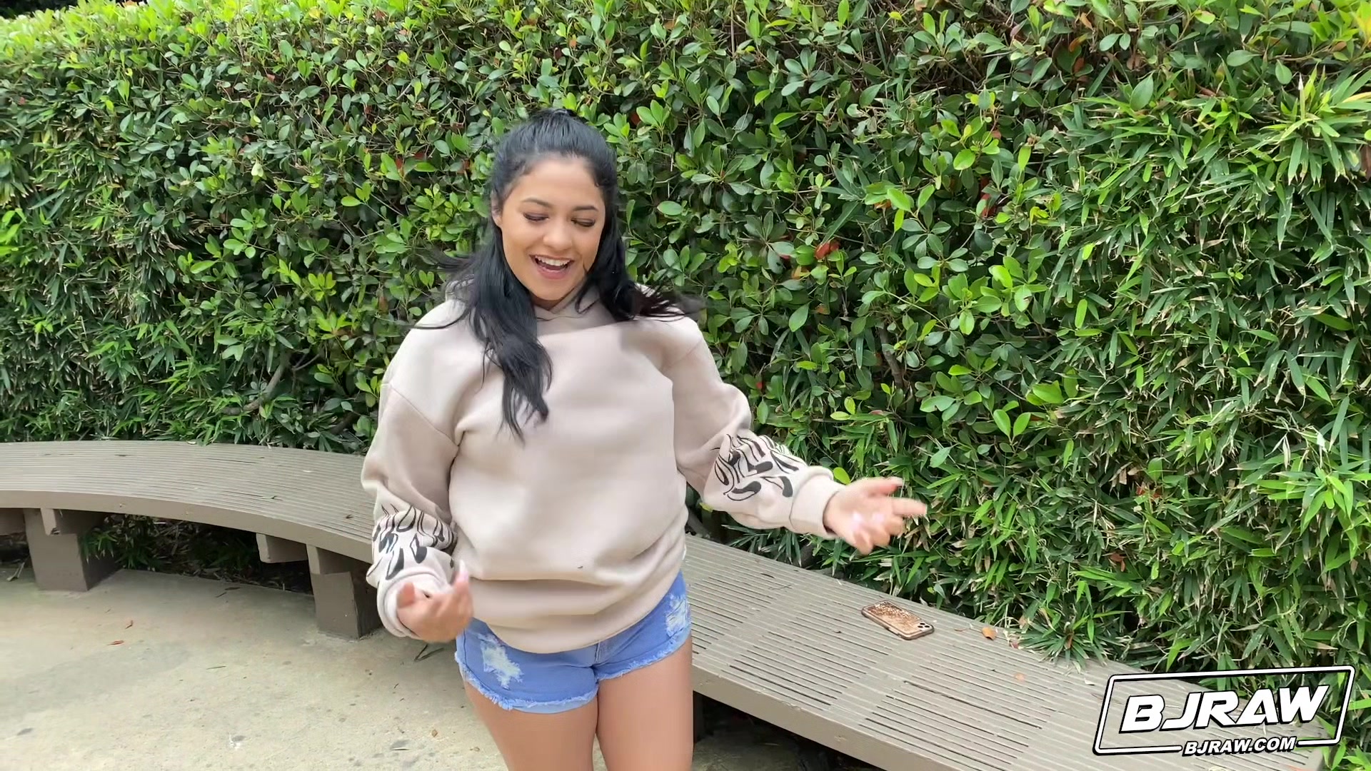 BJRAW Serena Santos quenches her thirst