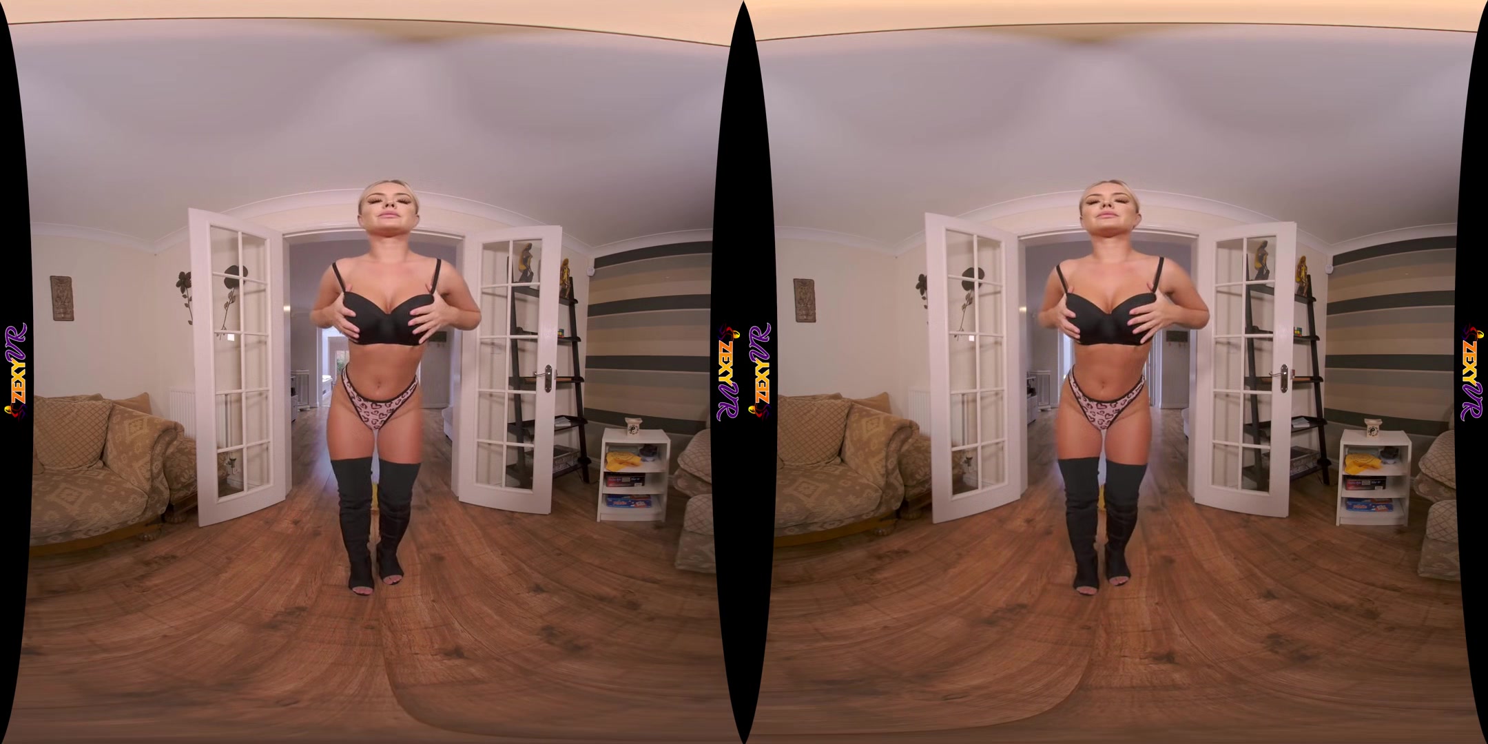 After Work Fun - Big Tits Babe Sexy Striptease HD VR
