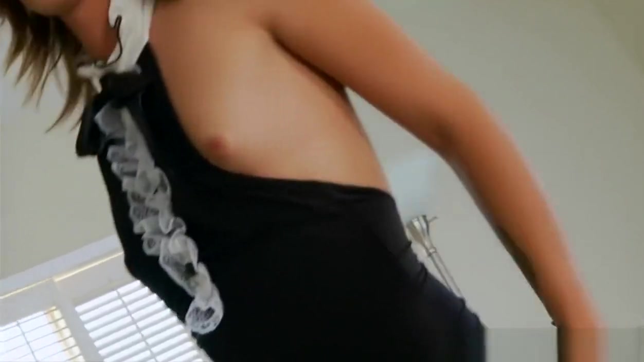 Skinny brunette tranny asshole slammed