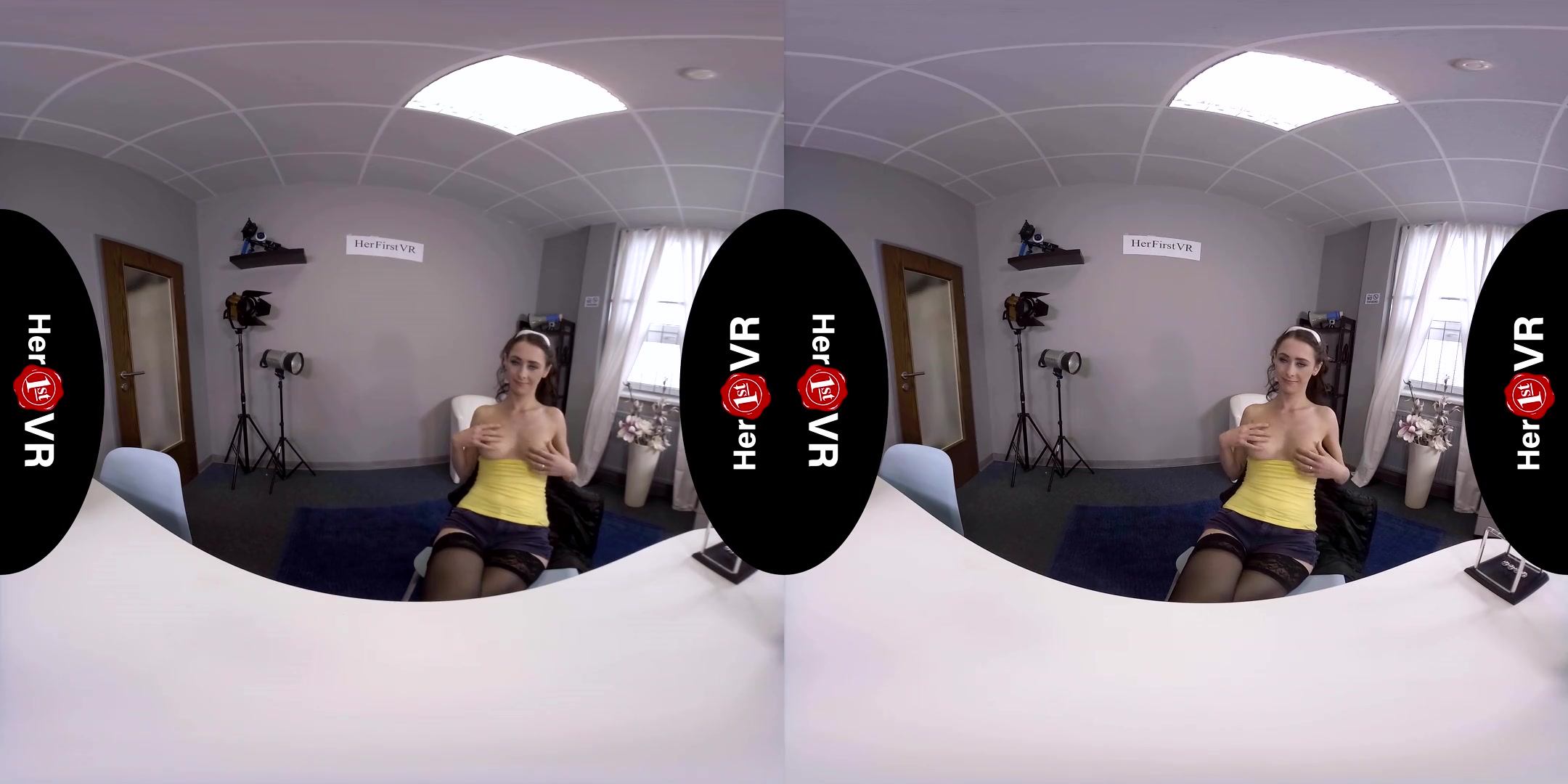 Sofia - First VR Casting - Petite Shaved teen 18+ POV Hardcore