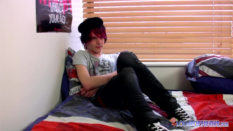 Emo Twink Damien Delivers A Load - Damien Winters