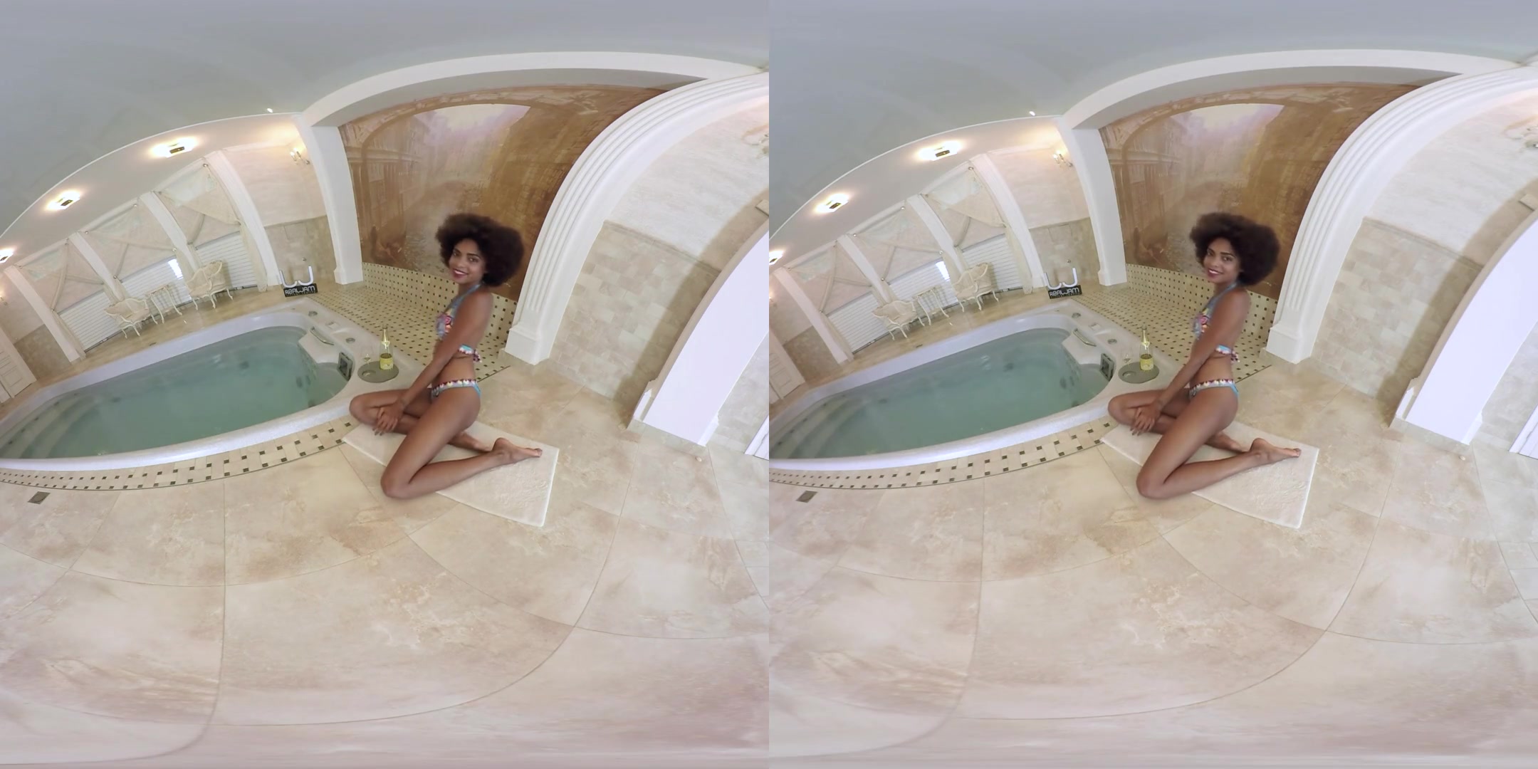 Luna Corazon in Luna Plays at Spa - RealJamVR