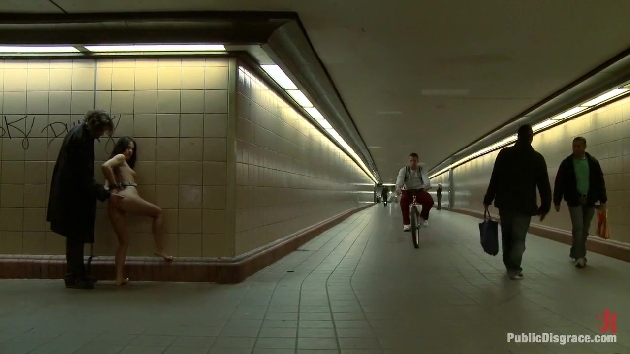 She is made to get fucked in public places