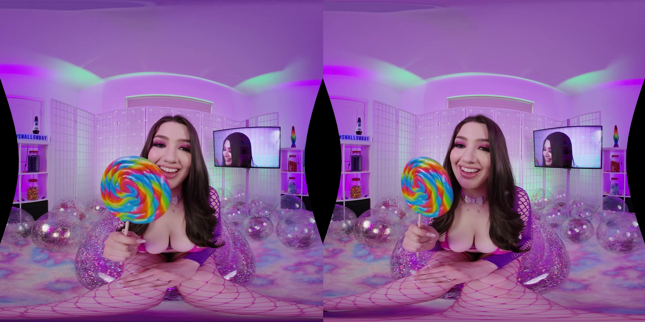 Alyx's Caramels - Big Tits Sloppy Blowjob - Swallowbay