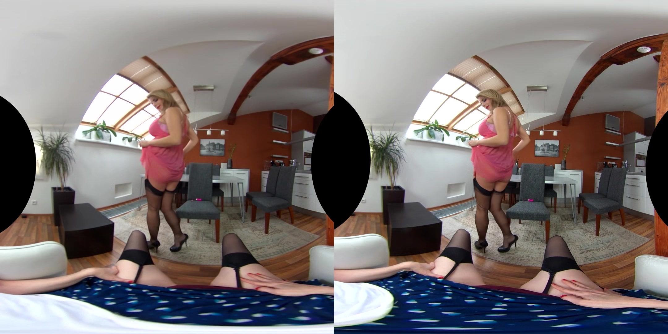 Pregnant In Panties; Huge Tits Blonde Pornstar - Sexlikereal