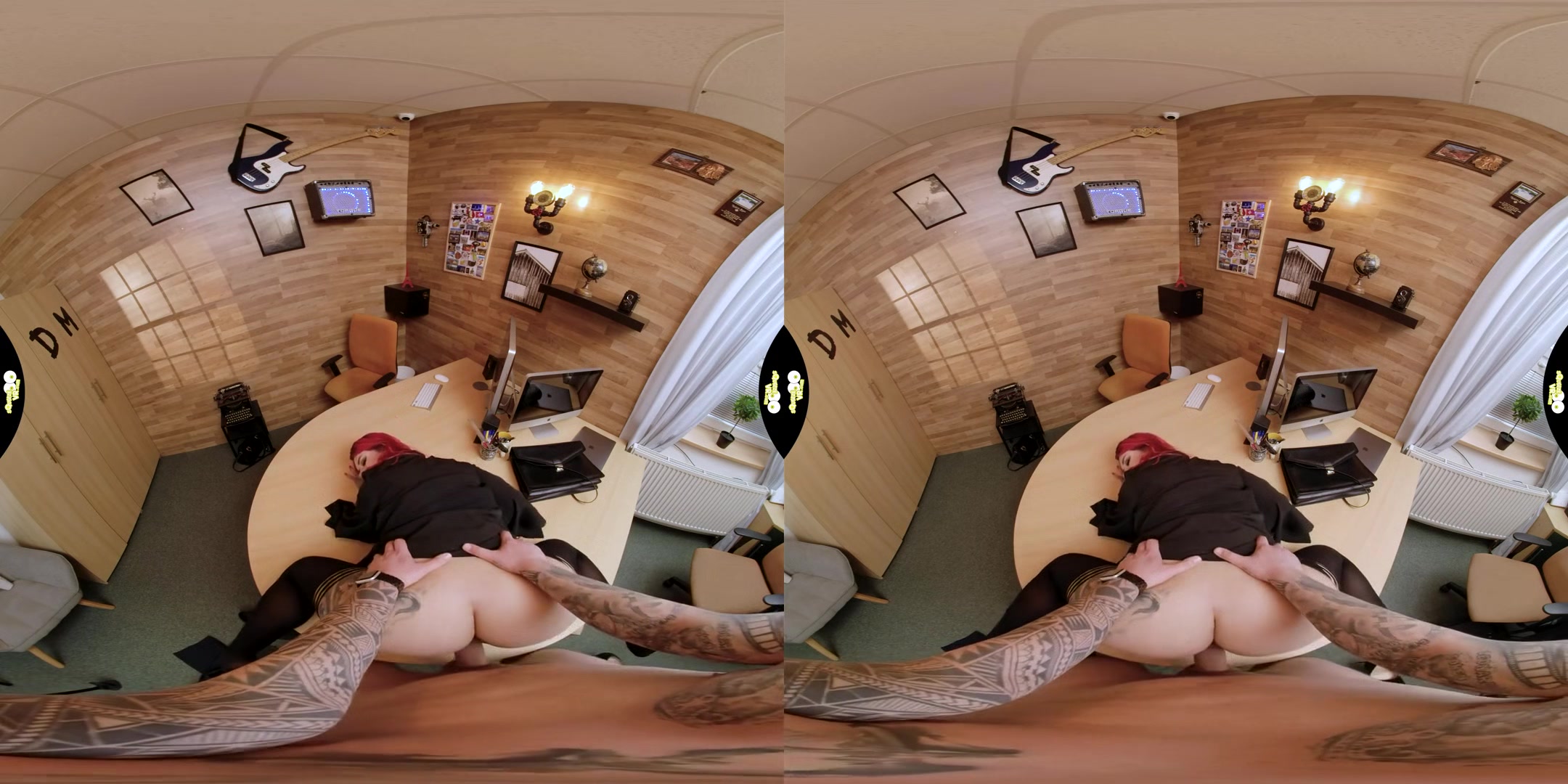 Strict Boss - Huge Tits Redhead Fucked POV at the Office