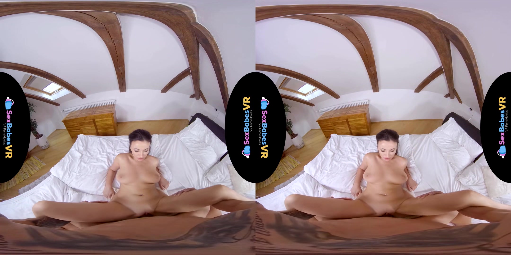Roommate Seduction; Cheating Girlfriend Roommate Big Tits Shaved Pussy