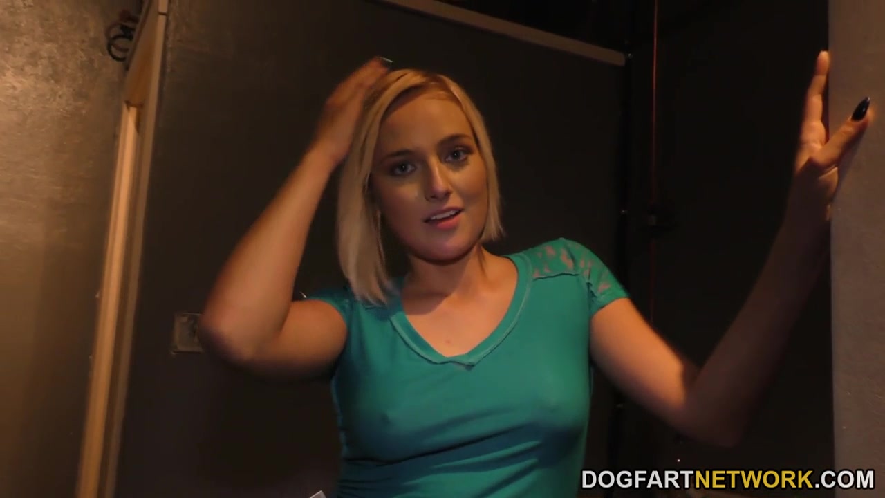 Kate England gets creampied by black cocks at gloryhole