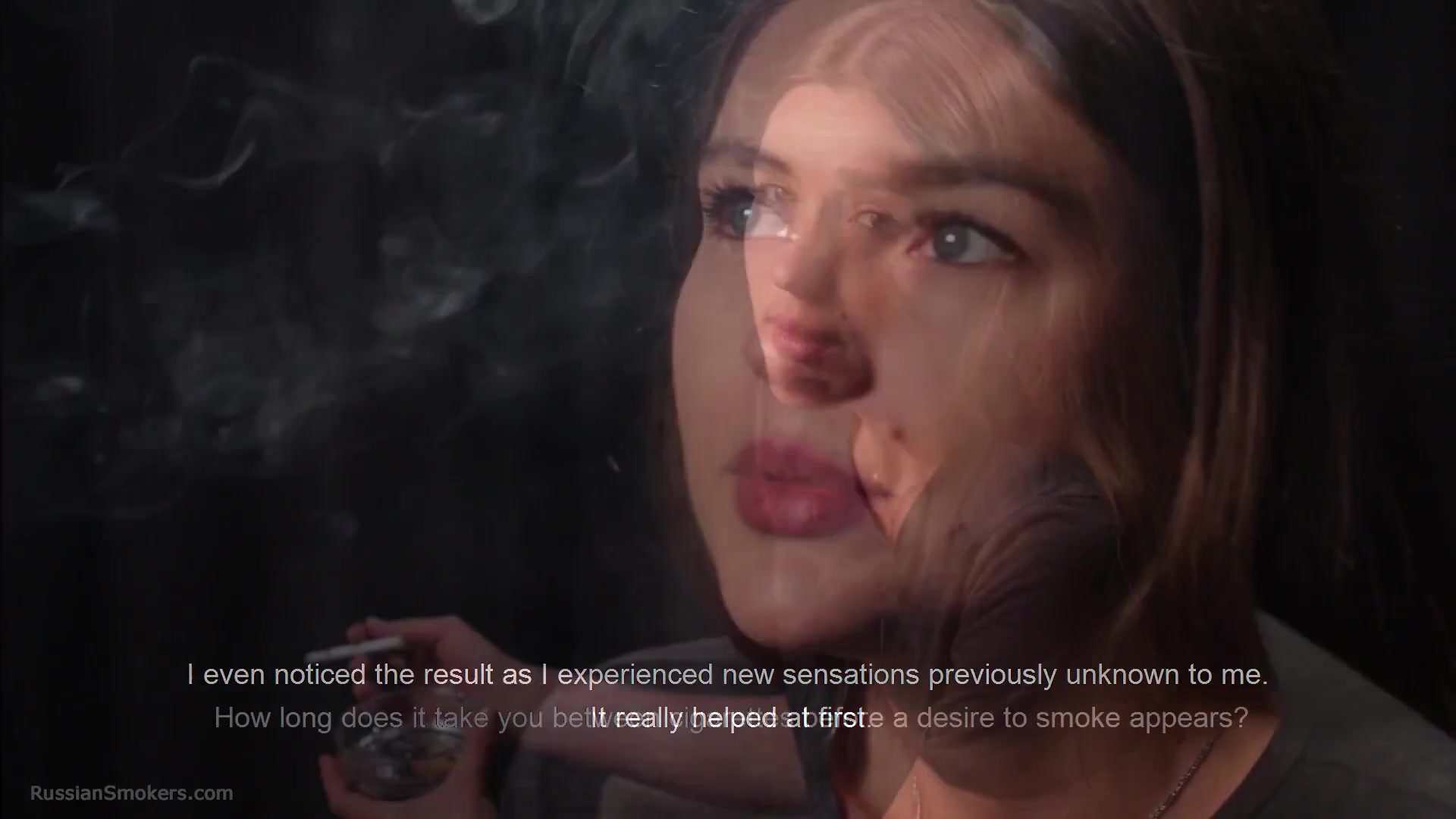 Kate Is Giving An Interview And Smoking 100mm Cigarettes