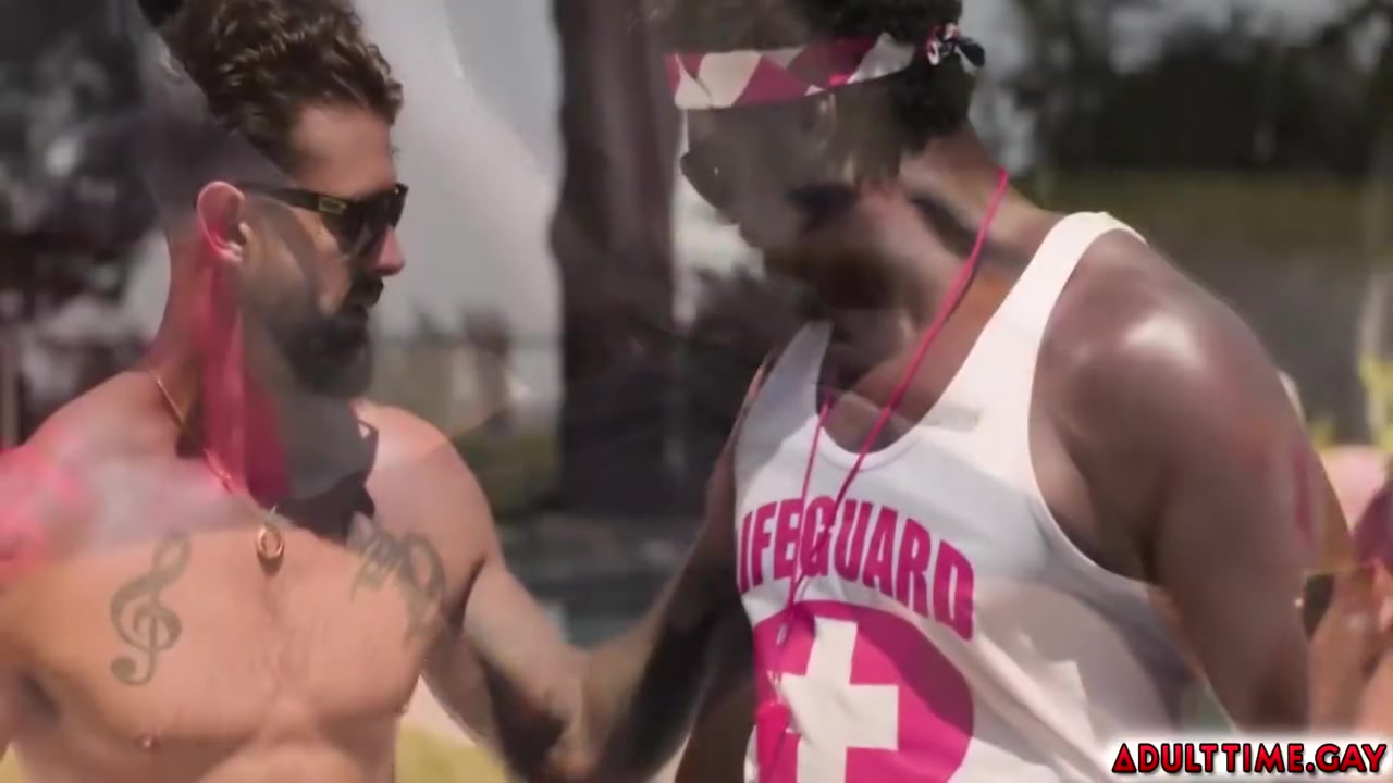 Alpha Wolfe And Aj Sloan In And His Husband Are Getting Ready For A Pool Party But When They Meet The Sexy Lifeguard They Start Coming Onto Him. 6 Min