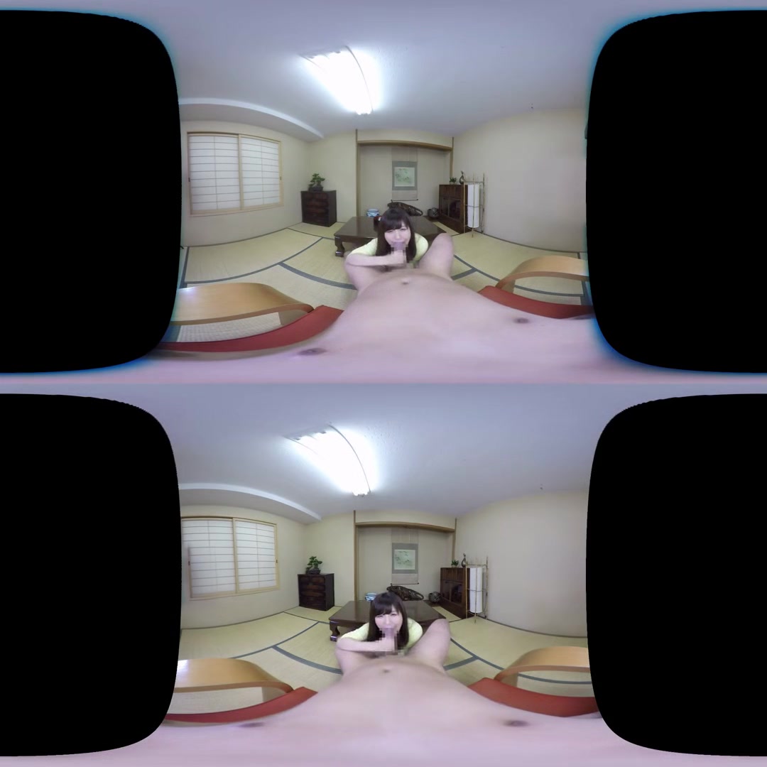 Gazing at the Virtual Blowjob; Cute Japanese MILF Oral POV