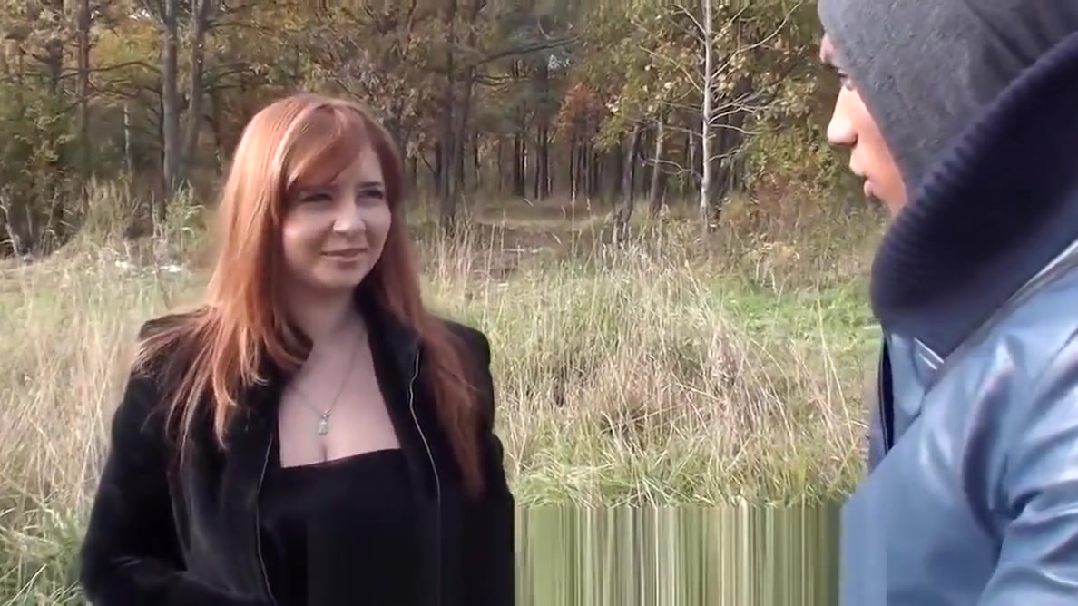 redhead with huge tits sucking dick