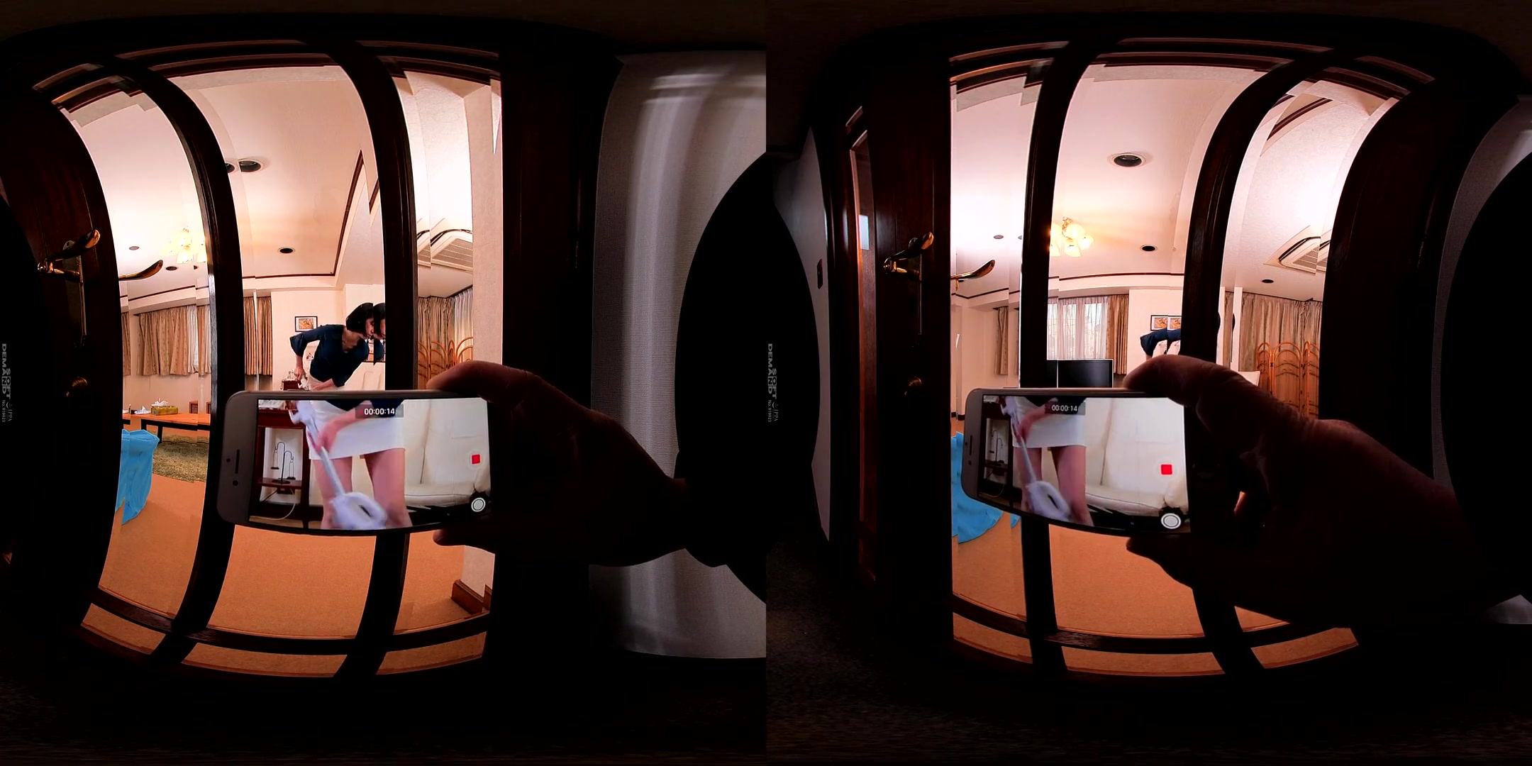 Zoomed-in Peeping VR 2 - Upskirt Downblouse