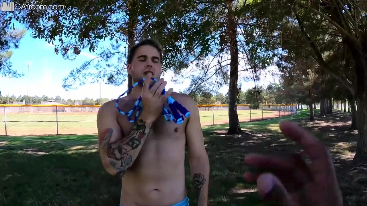 Thanks Personal Trainer With His Tight Asshole With Jake Waters And Trent Marx