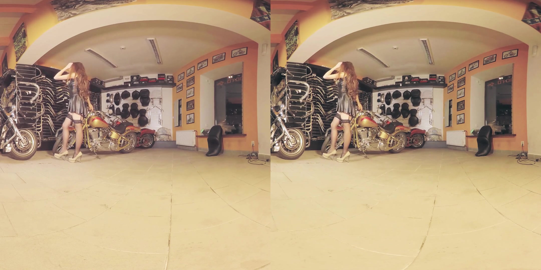 Lola 2 in Lola Has Some Naked Fun in the Garage - BravoModelsMedia