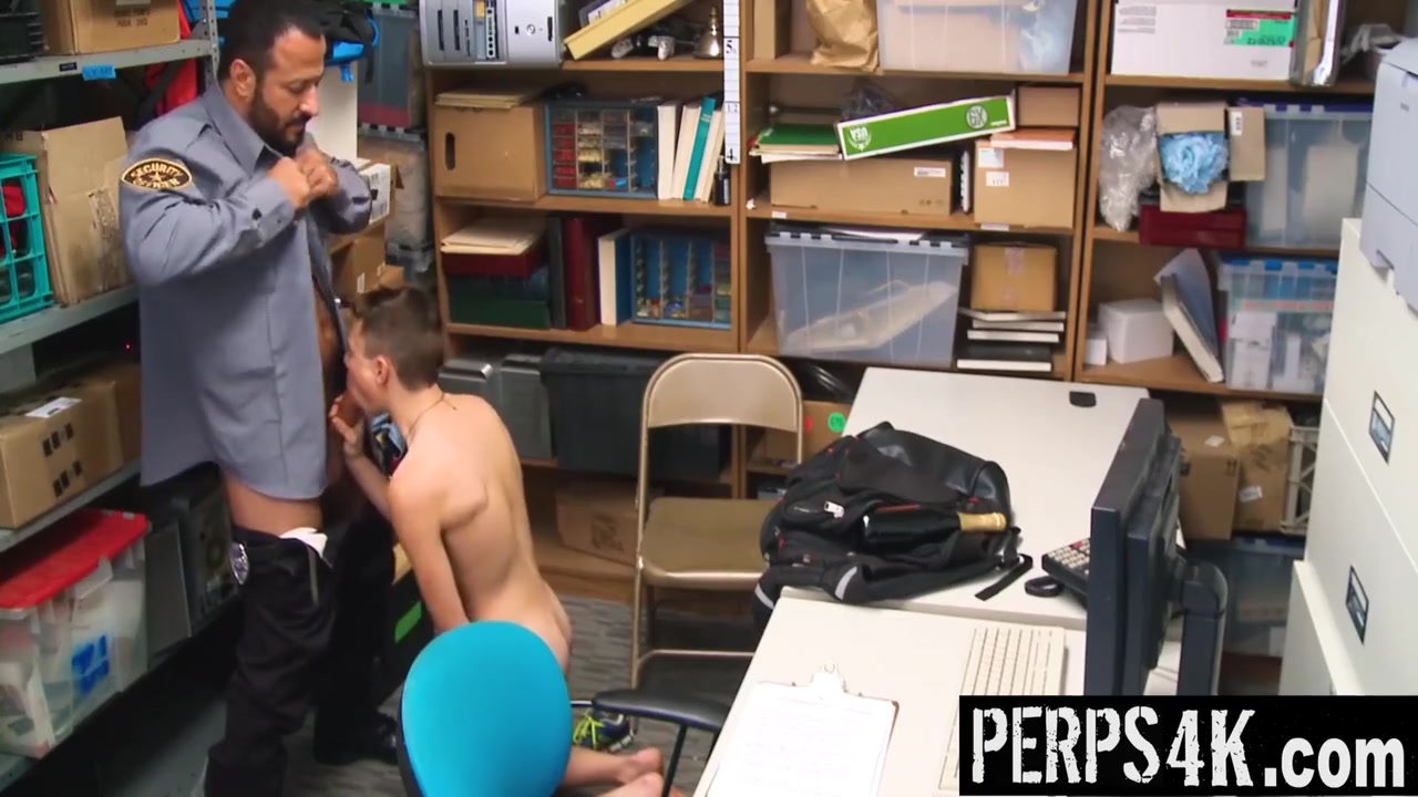 Austin Xanders, Vinnie Stefano And Austin Young In Twink Shoplifter Gets Fucked By Officer To Avoid Trouble - Perps4k 8 Min