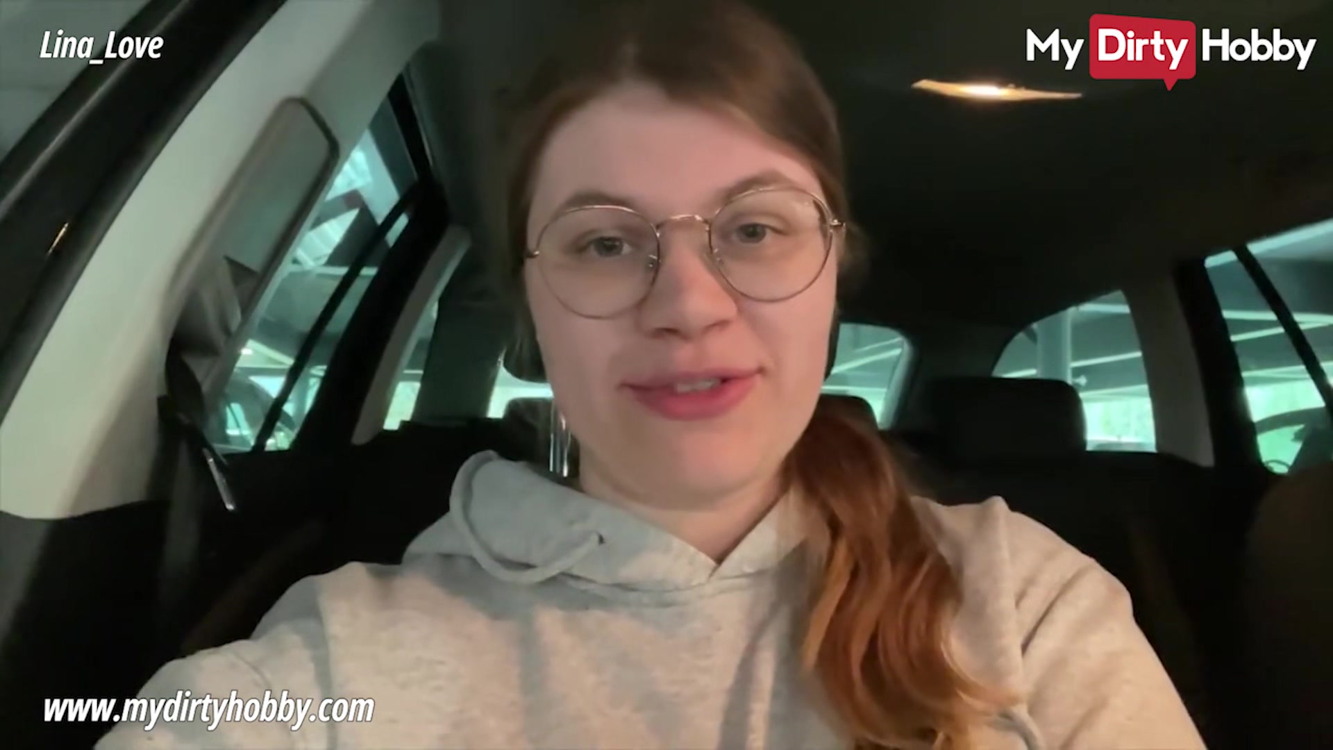 My Dirty Hobby - Nerdy babe swallows in the locker room