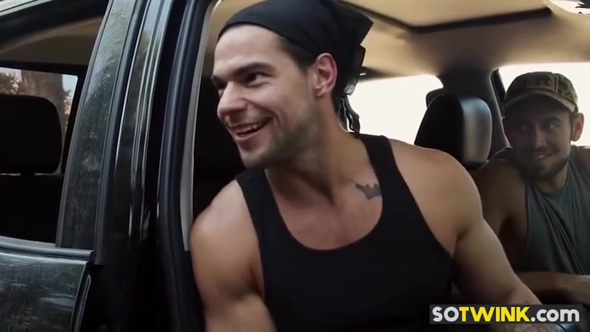 Stepbrothers Pick Up A Hot Hitchhiker And Fuck Him Anal
