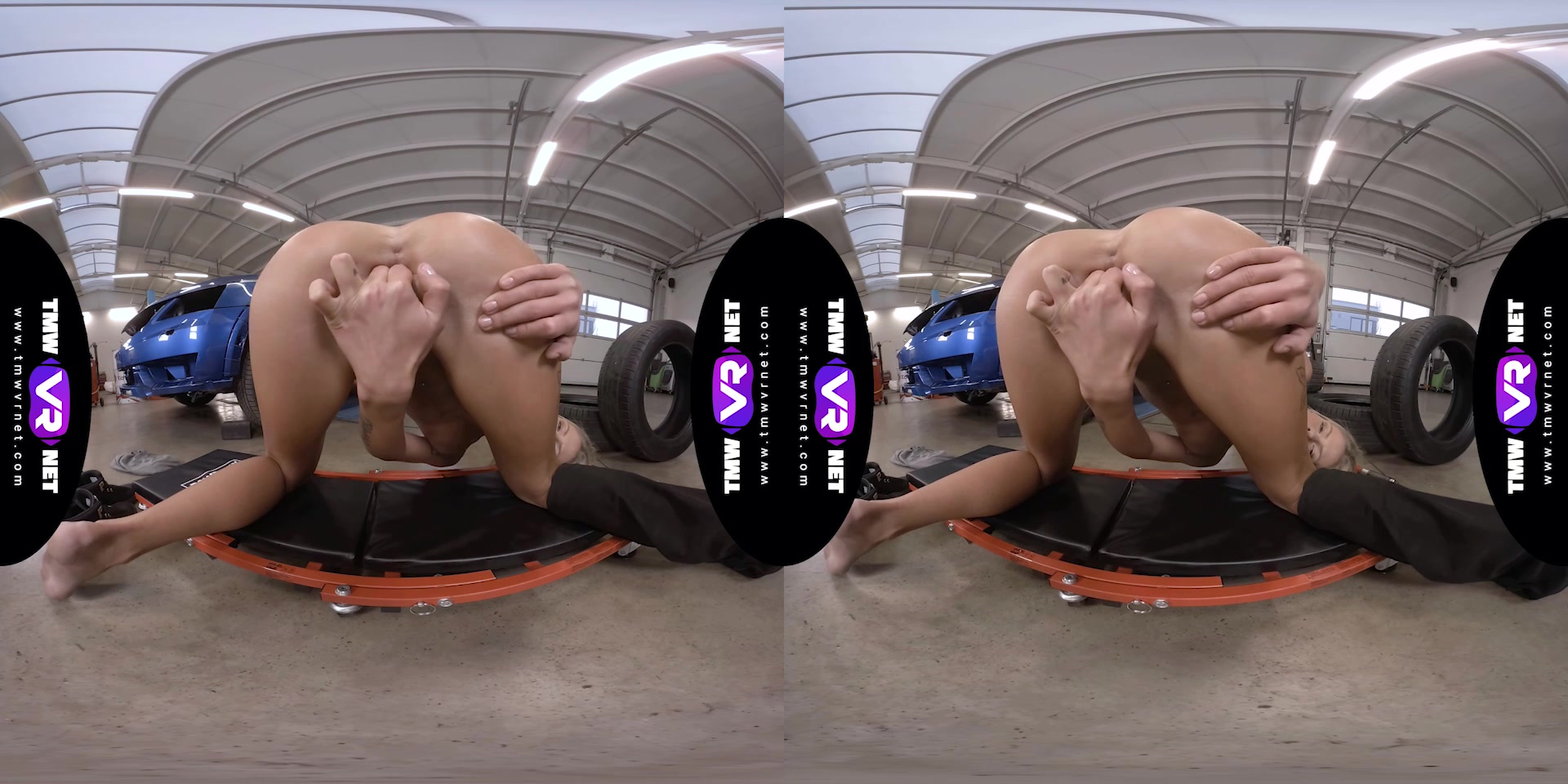 Solo orgasm in garage - TmwVRnet