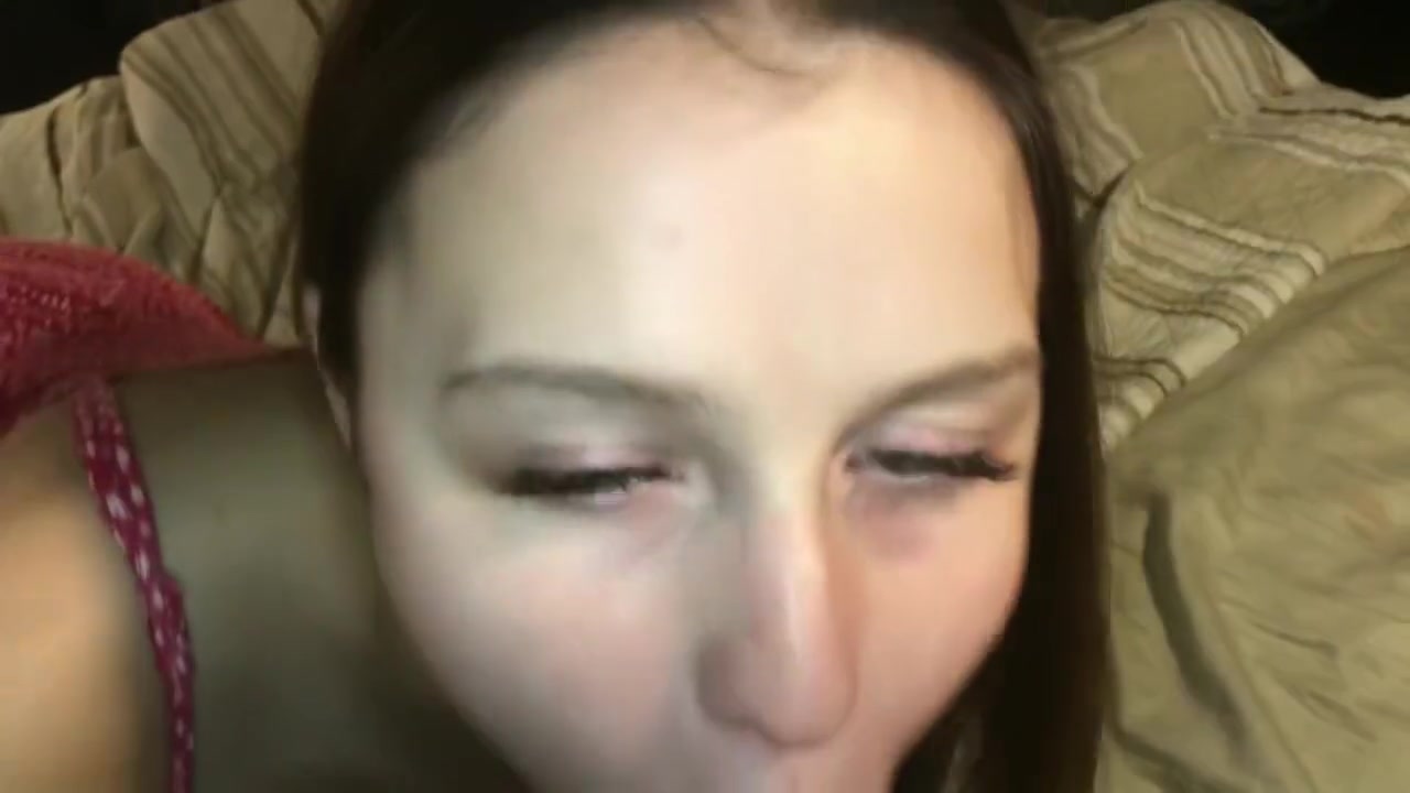 Stephanie Vixen takes off her little dress while she sucks and fucks me POV