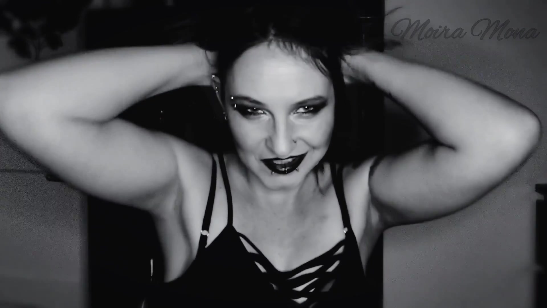 Evil Queen With Dark Lipstick
