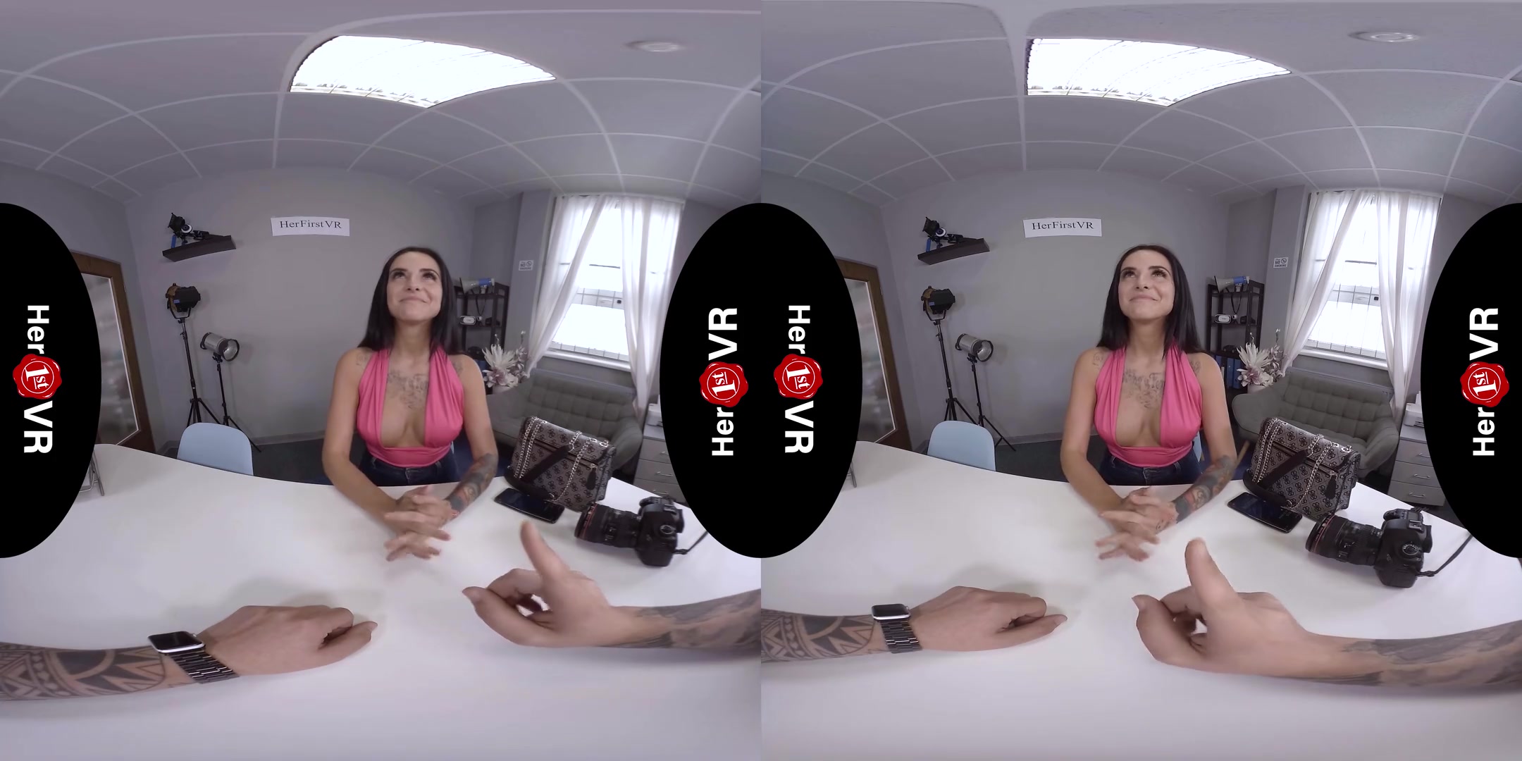 Barbie Esm - VR Casting; Big Tits Amateur Strip and POV