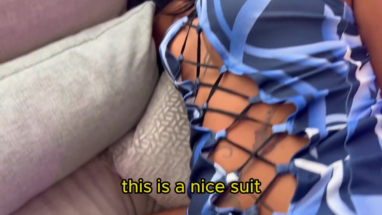 My Step Mom Stucks In Couch And I Fuck Her Ass. English Subtitles