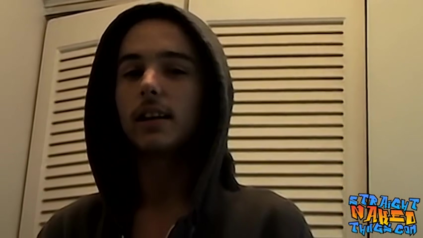 Skinny Straight Twink Wiley Solo Jerks Off And Cums Loads